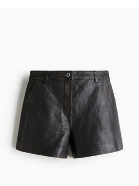 H&M Premium Leather Shorts